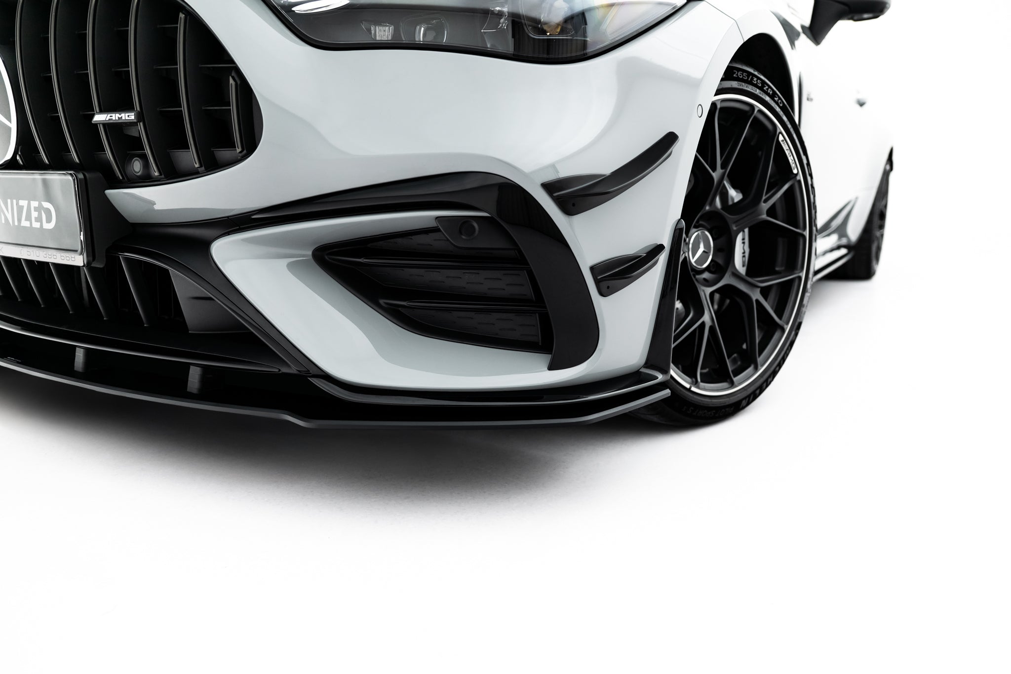 Maxton Design Street Pro Street+ Spoilerlippe Front Ansatz passend für Mercedes-AMG CLE 53 Aero C236