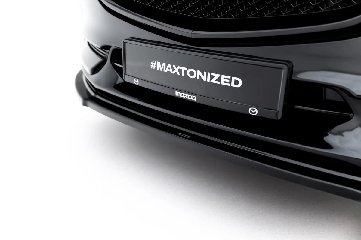 Maxton Design Frontspoiler für Mazda CX-5 Mk2 Facelift [2021-2025] | Schwarz Hochglanz | ABS-Kunststoff