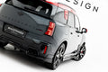 Maxton Design Street+ Mittlerer Diffusor RACE passend für Mini Countryman JCW U25 schwarz Hochglanz