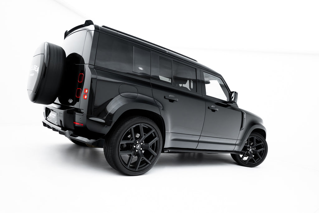 Maxton Design Street+ Seitenschweller Leisten passend für Land Rover Defender 110 Mk4 schwarz Hochglanz