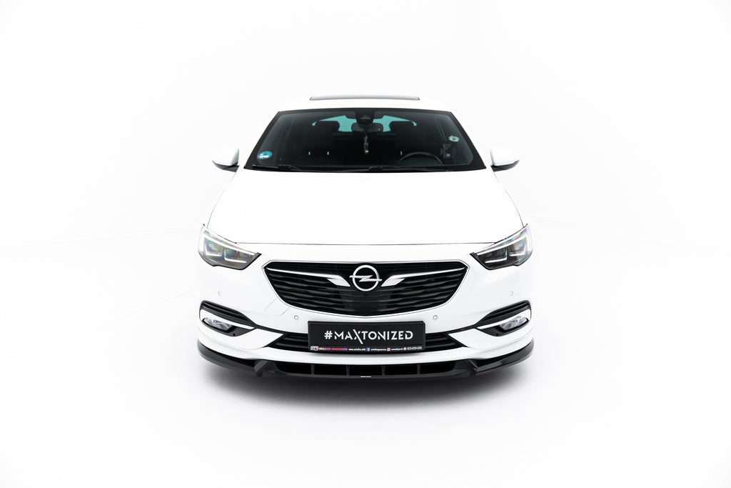 Maxton Design Street+ Spoilerlippe Front Ansatz passend für Opel Insignia OPC-Line Mk2 schwarz Hochglanz
