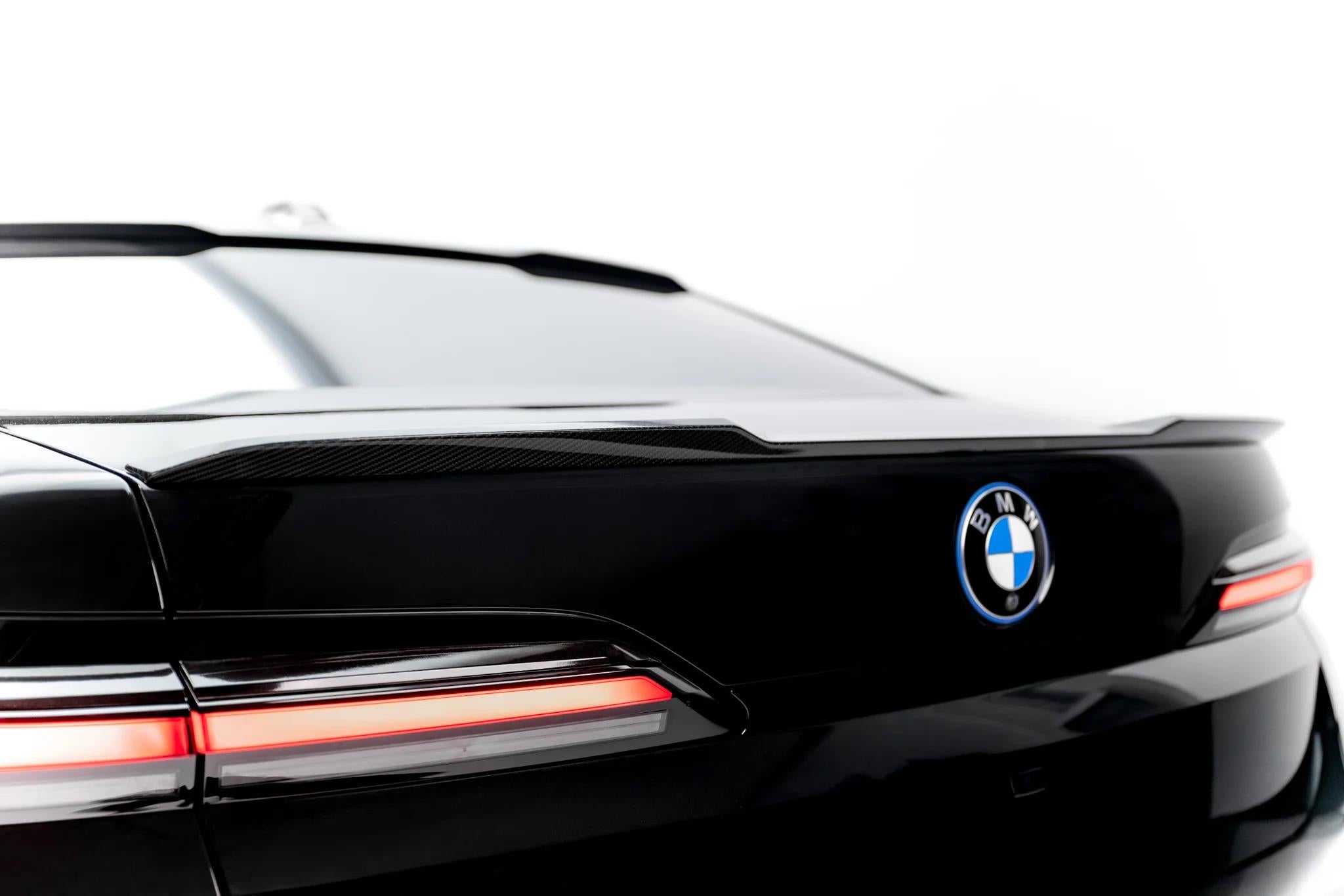 Maxton Design Prepreg Carbon Fiber Heckklappenspoiler (Niedriger) Bmw 7 M-Paket / M760e / I7 M-Paket G70