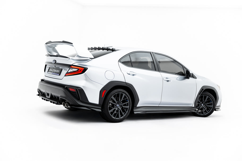 Maxton Design Street+ Seitenschweller Leisten passend für Subaru WRX STI Mk2 schwarz Hochglanz