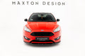 Maxton Design Street+ Spoilerlippe Front Ansatz V.3 passend für Ford Focus ST-Line Mk3 Facelift schwarz Hochglanz