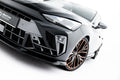 Maxton Design Street+ Spoilerlippe Front Ansatz V.2 passend für Cupra Leon ST / Hatchback Mk1 Facelift schwarz Hochglanz