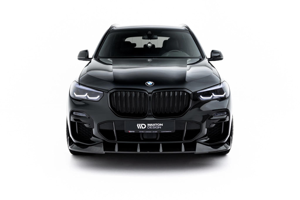 Maxton Design Prepreg Carbon Fiber Street+ Spoilerlippe Front Ansatz passend für BMW X5 M-Paket G05