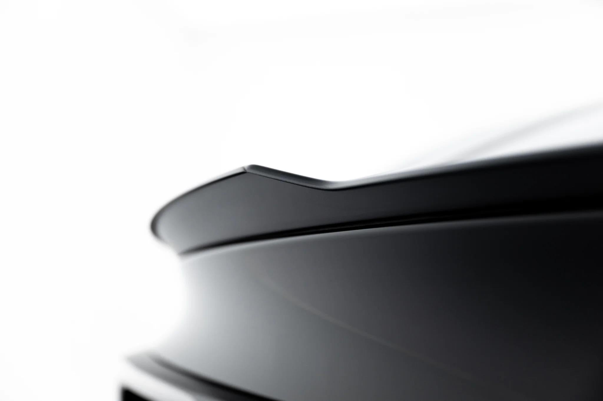 Maxton Design Spoiler CAP passend für Tesla Model Y Premium Mk1 Facelift schwarz Hochglanz