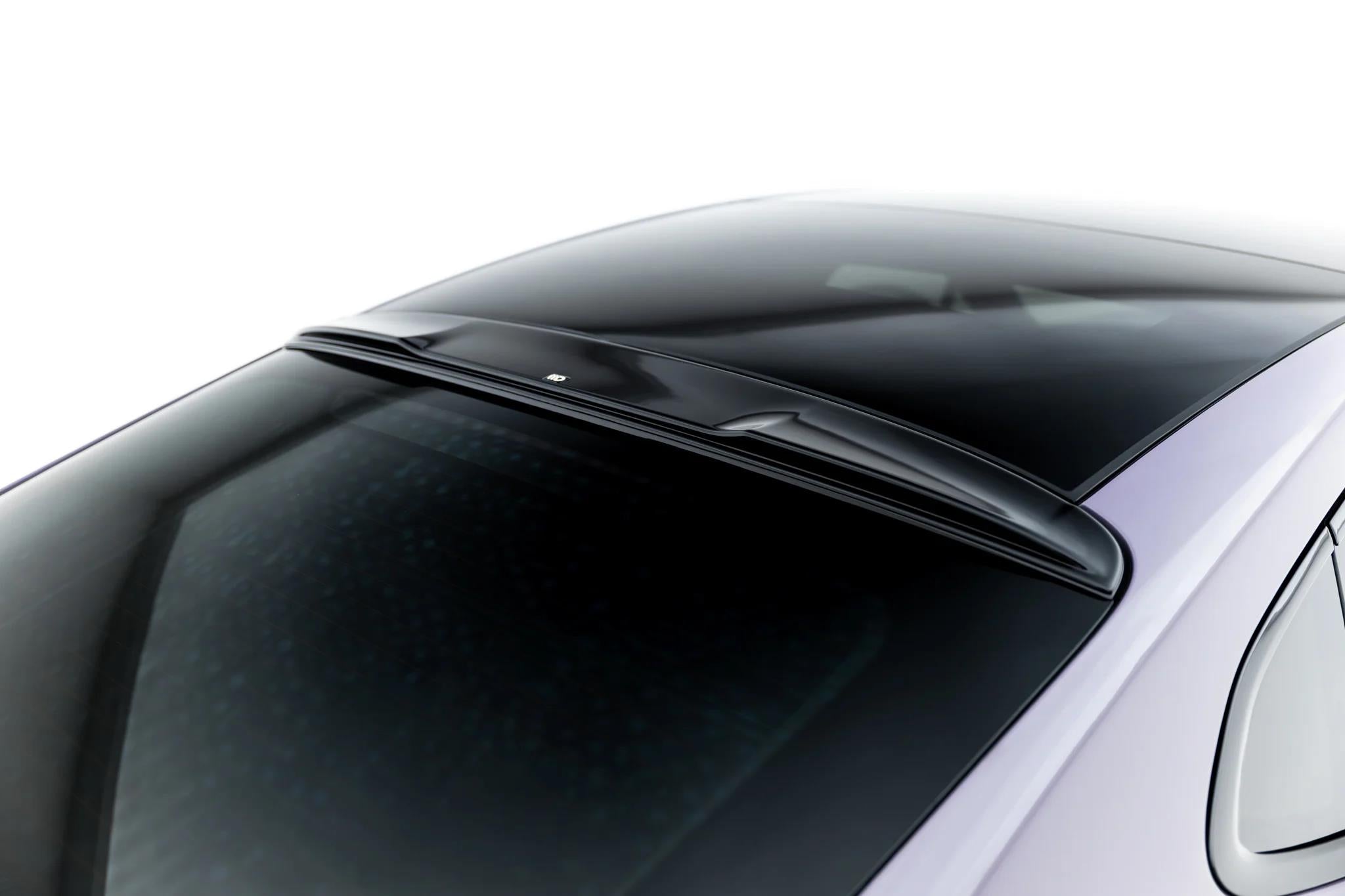 Maxton Design Heckscheiben Spoiler Passend für Porsche Panamera 4 / 4S E-Hybrid / 4 E-Hybrid 972 Schwarz Hochglanz