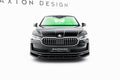 Maxton Design Street+ Spoilerlippe Front Ansatz V.2 passend für Skoda Superb Mk4 schwarz Hochglanz