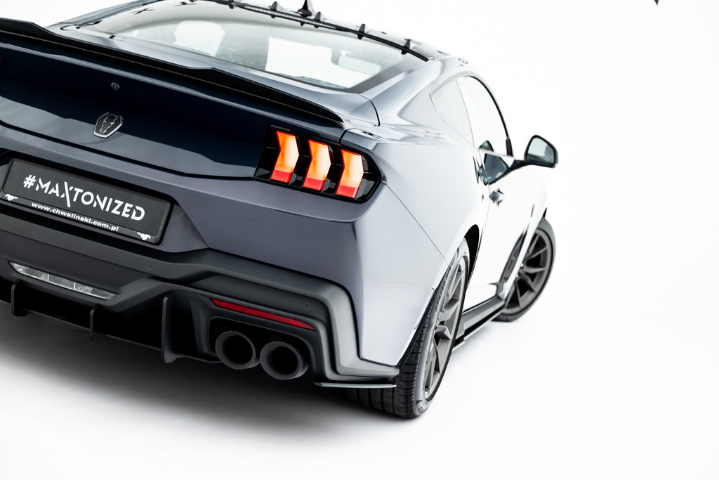 Maxton Design Street Pro Heck Ansatz Flaps Diffusor passend für Ford Mustang Dark Horse Mk7