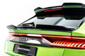 Maxton Design Unterer Heckspoiler Lippe 3D für Audi Q8 / Q8 S-Line / SQ8 Mk1 / Mk1 Facelift [2018-2023] | Schwarz Hochglanz | ABS-Kunststoff | mit TTG (eintragungsfrei)