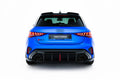 Maxton Design Heck Ansatz Flaps Diffusor V.1 passend für Audi RS3 Sportback 8Y Facelift schwarz Hochglanz