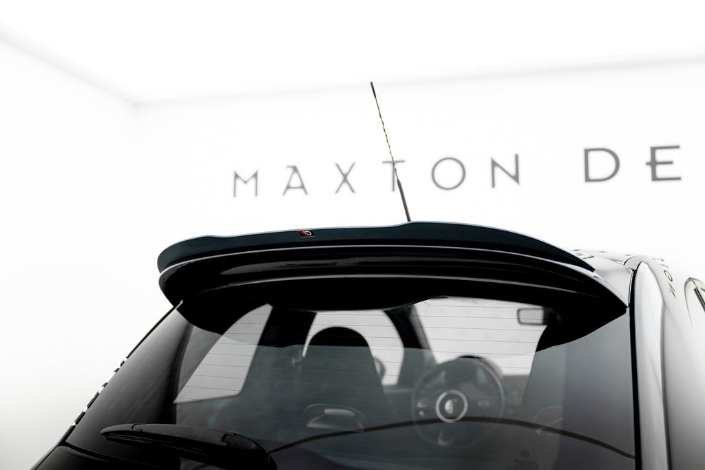 Maxton Design Spoiler CAP passend für Abarth 500 Mk1 schwarz Hochglanz