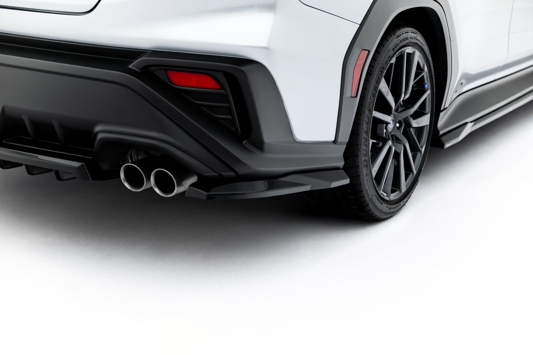 Maxton Design Heck Ansatz Flaps Diffusor passend für Subaru WRX STI Mk2 schwarz Hochglanz