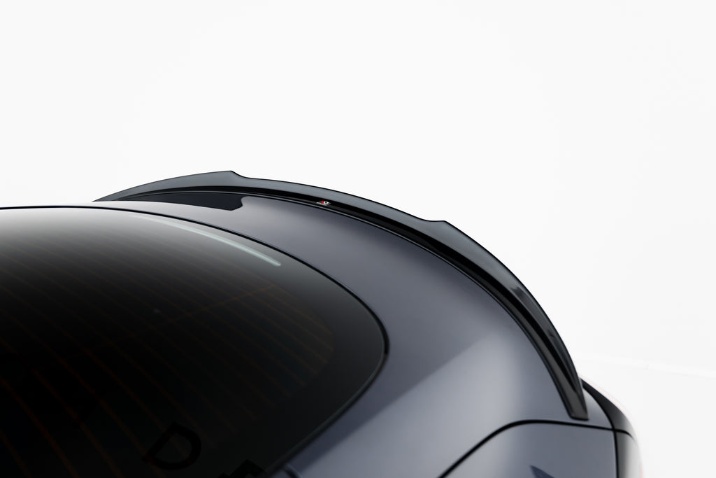 Maxton Design Spoiler CAP passend für Tesla Model 3 schwarz Hochglanz