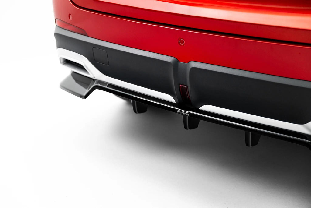 Maxton Design Street+ Mittlerer Diffusor RACE für MG ZS Mk2 [2024-] | Schwarz Hochglanz | ABS-Kunststoff