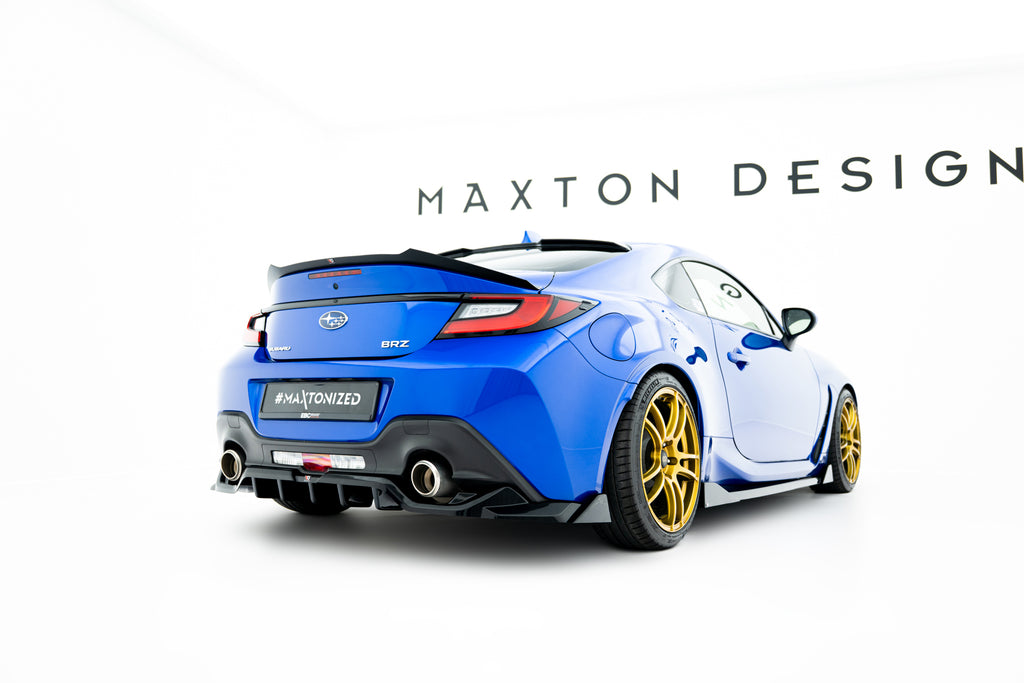Maxton Design Street+ Mittlerer Diffusor RACE passend für V.3 Subaru BRZ Mk2 schwarz Hochglanz