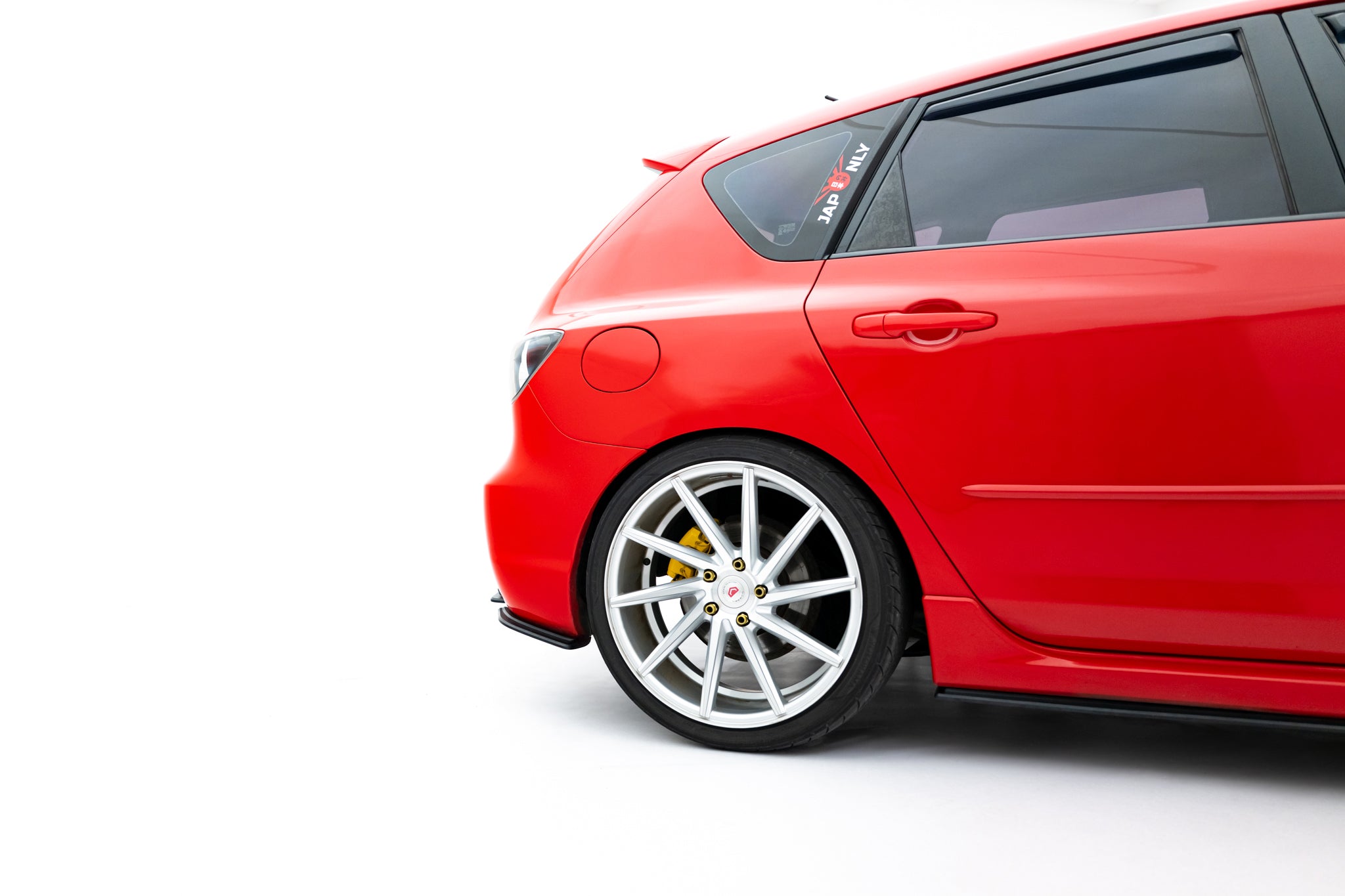 Maxton Design Street Pro Heck Ansatz Flaps Diffusor passend für Mazda 3 MPS Mk1 EU Version