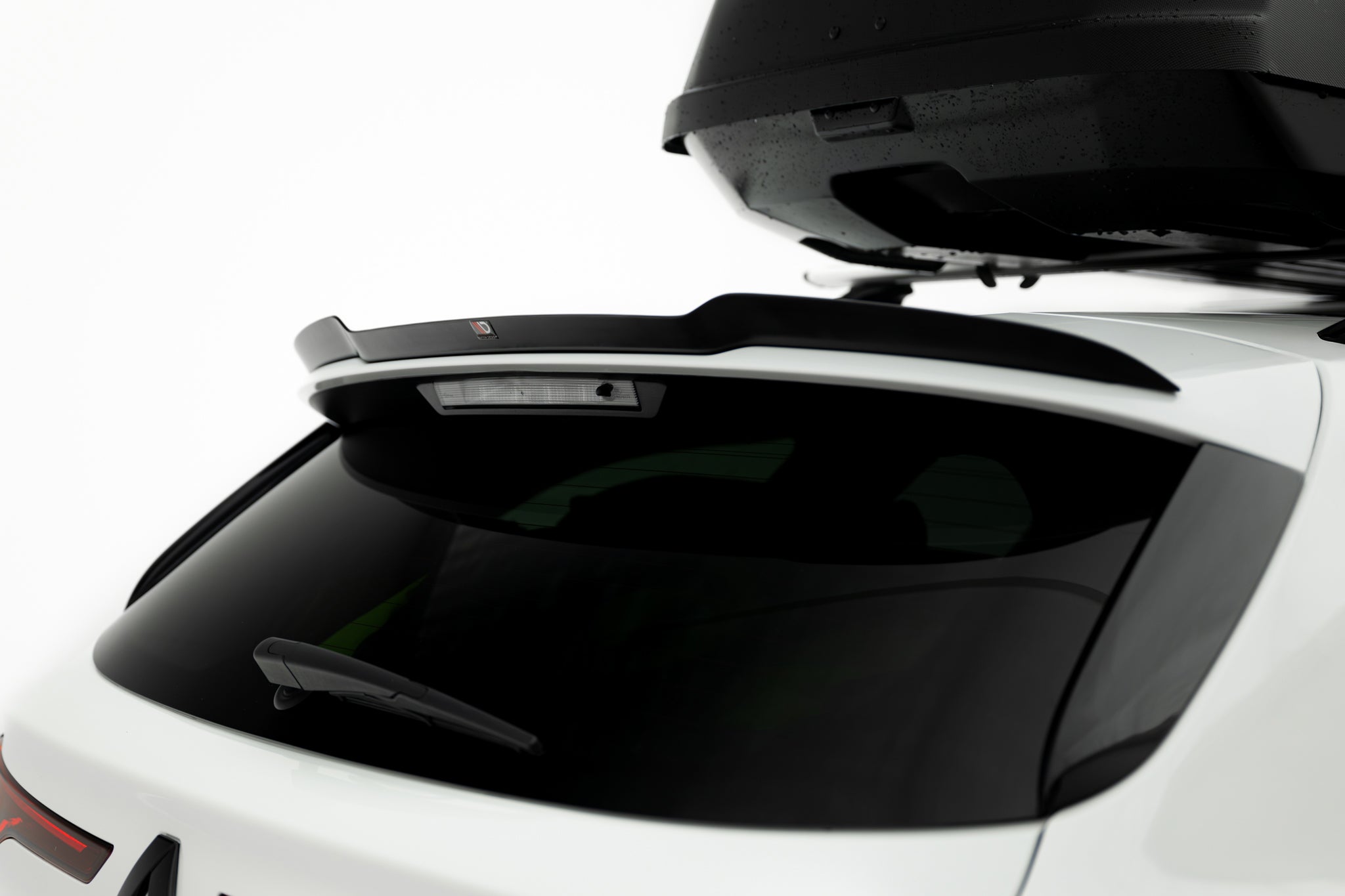 Maxton Design Spoiler CAP passend für Renault Talisman Grandtour schwarz Hochglanz