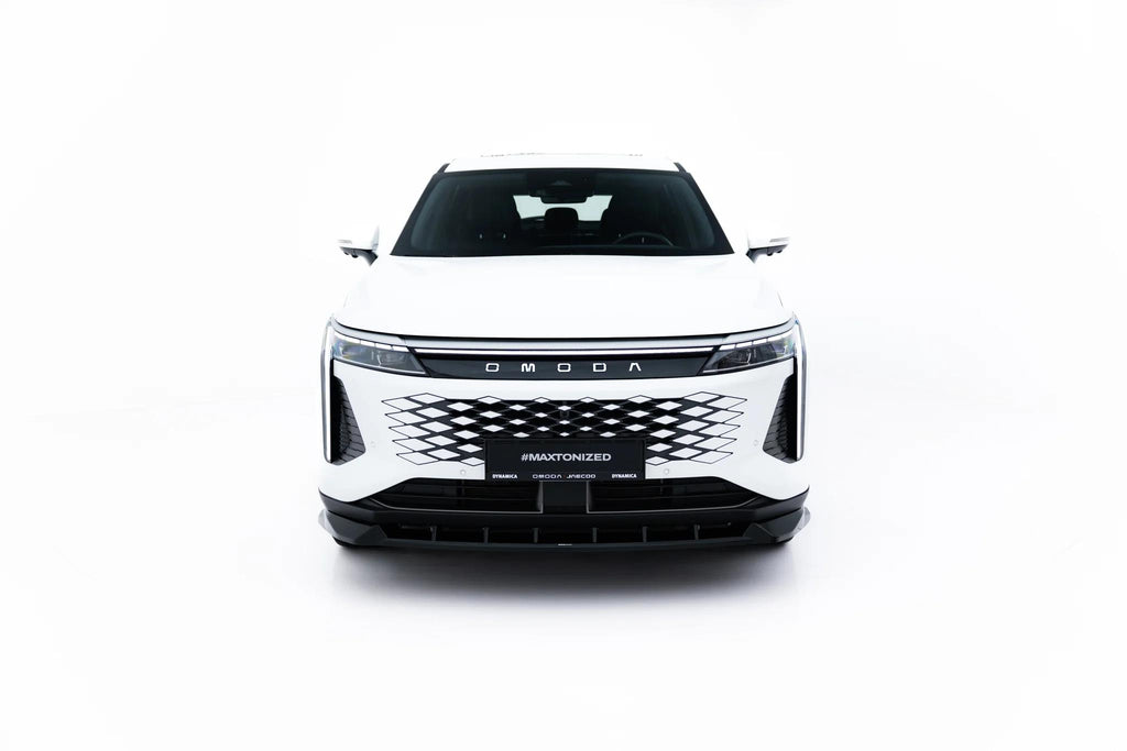Maxton Design Street+ Spoilerlippe Front Ansatz passend für Omoda 9 Mk1 schwarz Hochglanz