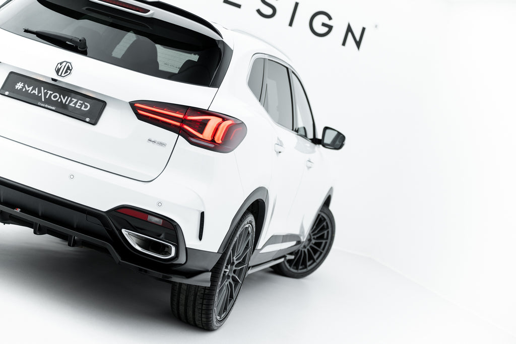 Maxton Design Street+ Mittlerer Diffusor RACE passend für MG HS Mk1 Facelift schwarz Hochglanz