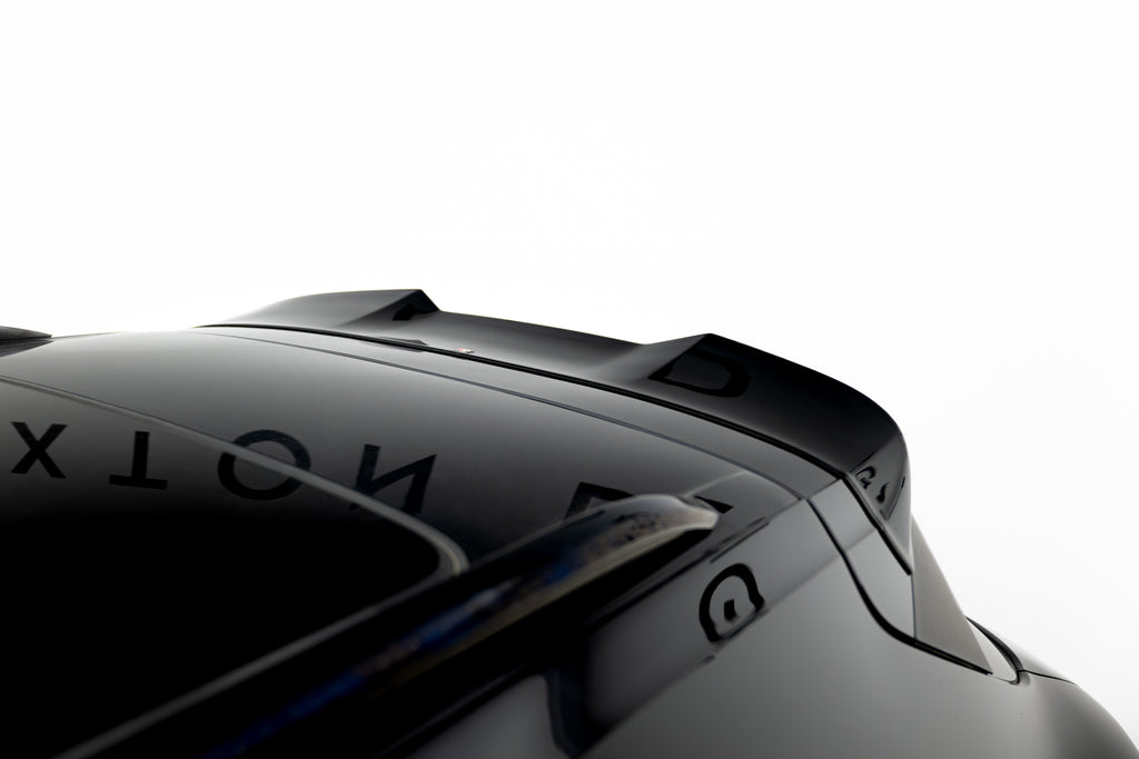 Maxton Design Spoiler CAP 3D passend für Porsche Cayenne Sport Design SUV Mk3 schwarz Hochglanz