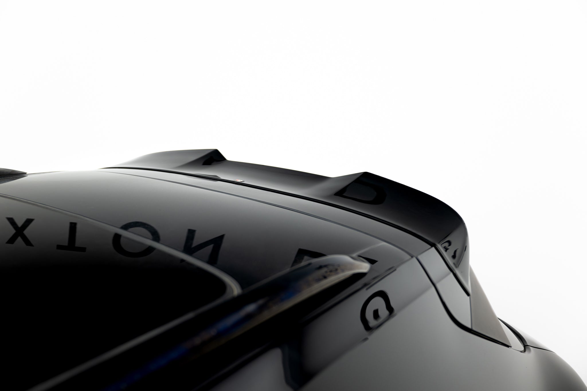 Maxton Design Spoiler CAP 3D passend für Porsche Cayenne Sport Design SUV Mk3 schwarz Hochglanz