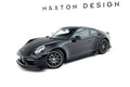 Maxton Design Street+ Seitenschweller Leisten V.2 passend für Porsche 911 Carrera Sport Design 992 schwarz Hochglanz