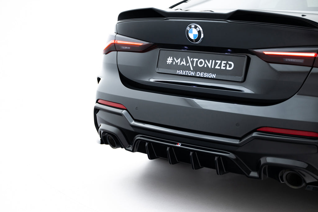 Maxton Design Diffusor Heck Ansatz passend für BMW 4er M-Paket G22 / G23 / G22 Facelift / G23 Facelift