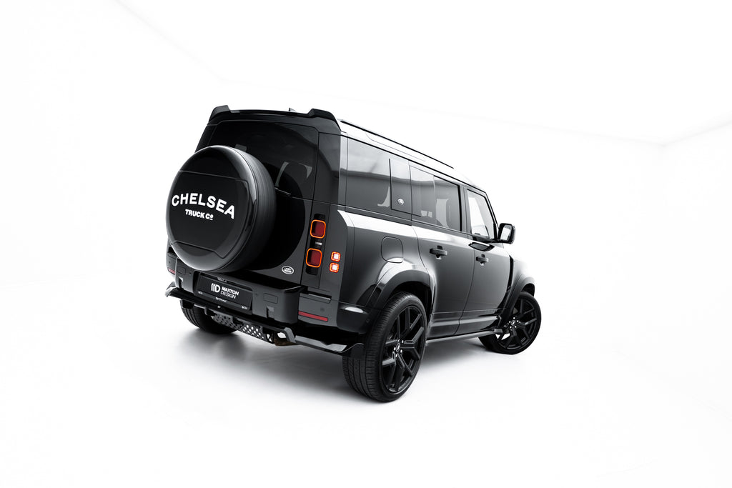Maxton Design Spoiler CAP passend für Land Rover Defender Mk4 schwarz Hochglanz