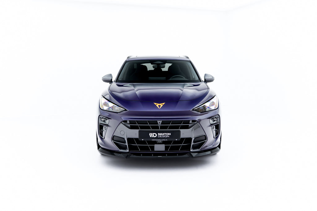 Maxton Design Street+ Spoilerlippe Front Ansatz V.1 passend für Cupra Terramar Mk1 schwarz Hochglanz