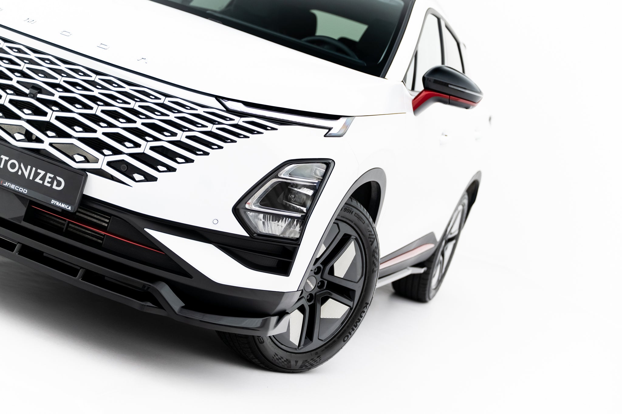 Maxton Design Street+ Spoilerlippe Front Ansatz passend für Omoda 5 Mk1 schwarz Hochglanz