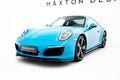 Maxton Design Street+ Spoilerlippe Front Ansatz V.1 passend für Porsche 911 Carrera 991 Facelift schwarz Hochglanz