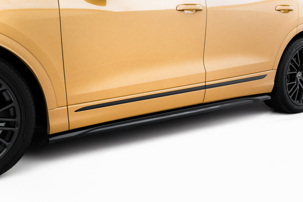 Maxton Design Street+ Seitenschweller Leisten V.2 passend für Audi Q8 Mk1 Facelift schwarz Hochglanz