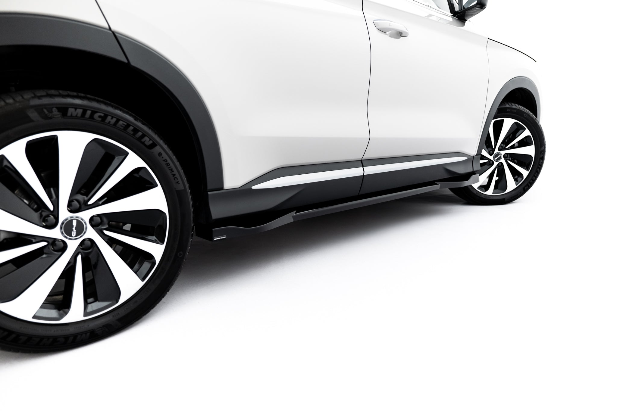 Maxton Design Street+ Seitenschweller Leisten passend für BYD Seal U Mk1 schwarz Hochglanz