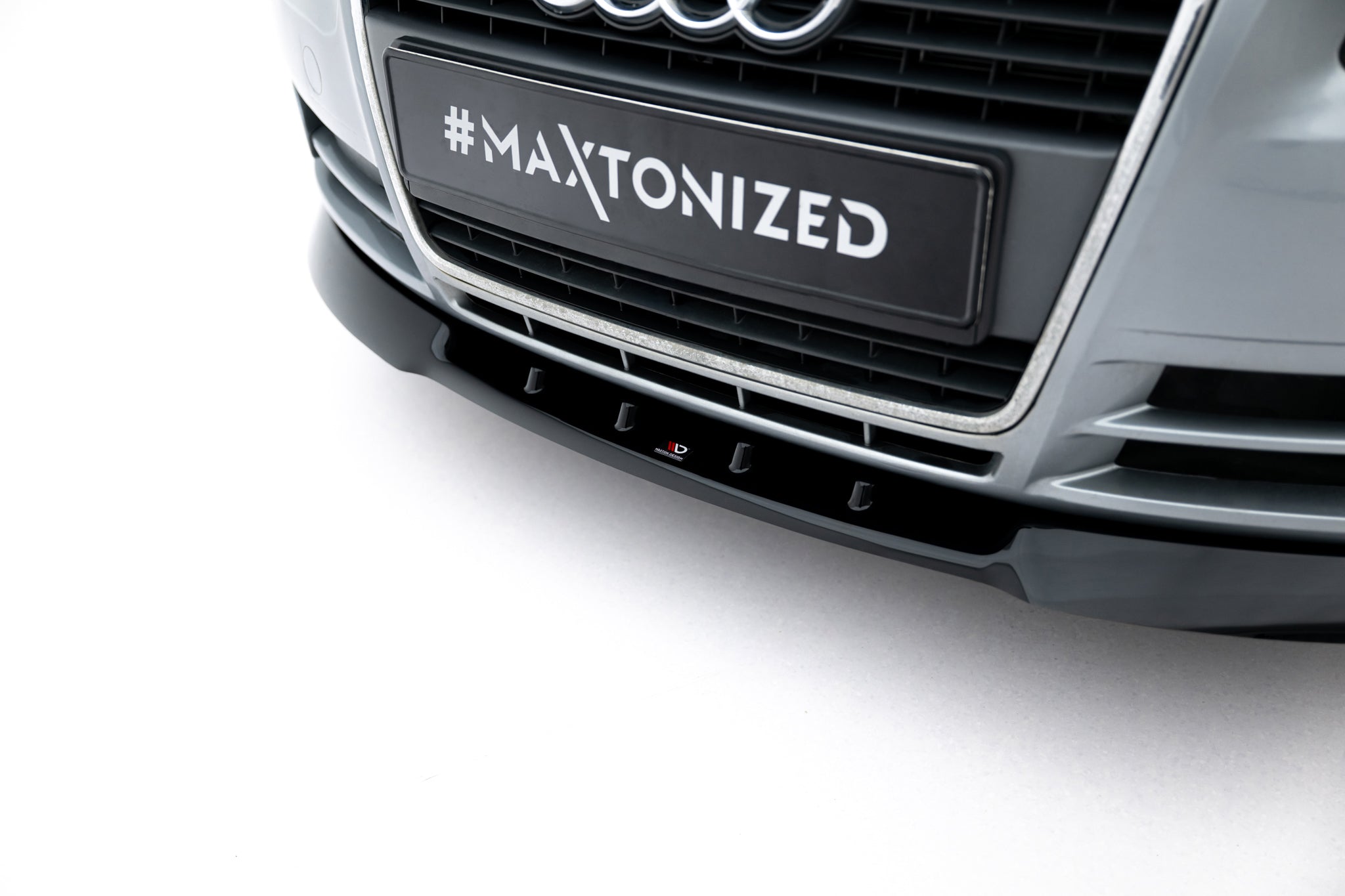 Maxton Design Front Diffuser V.1 Audi A4 B7 schwarz Hochglanz für Audi A4