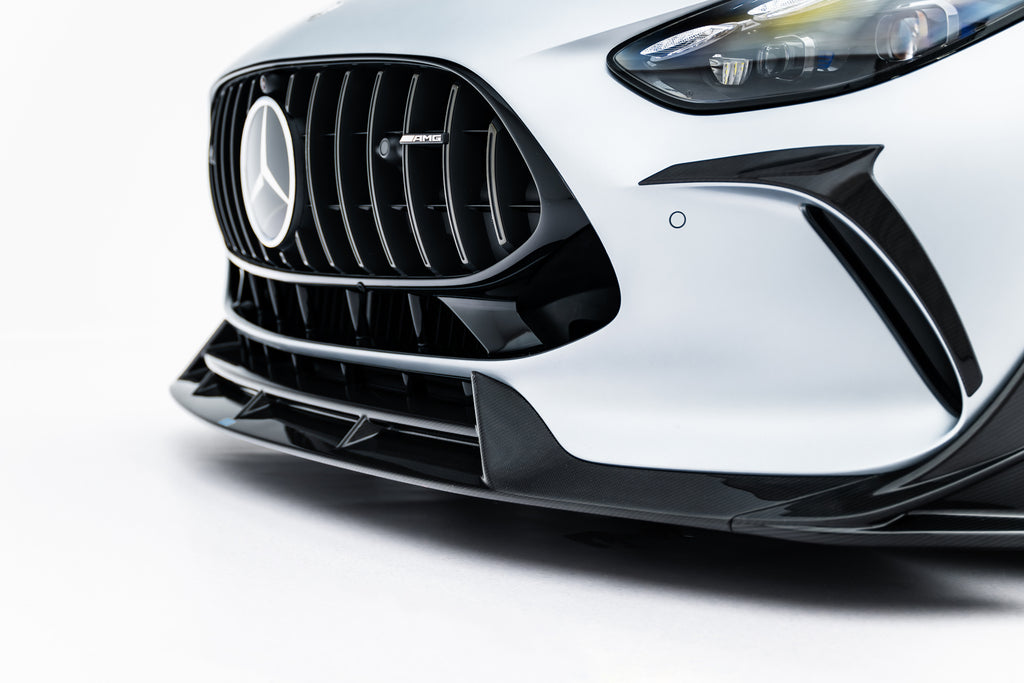 Maxton Design Prepreg Carbon Fiber Street+ Spoilerlippe Front Ansatz passend für Mercedes-AMG GT 63 / 55 / 63 S E Performance C192