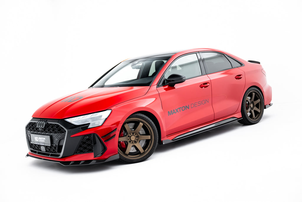 Maxton Design Set of Prepreg Carbon Fiber Side Skirts Audi RS3 Limousine 8Y Facelift für Maxton Carbon Set