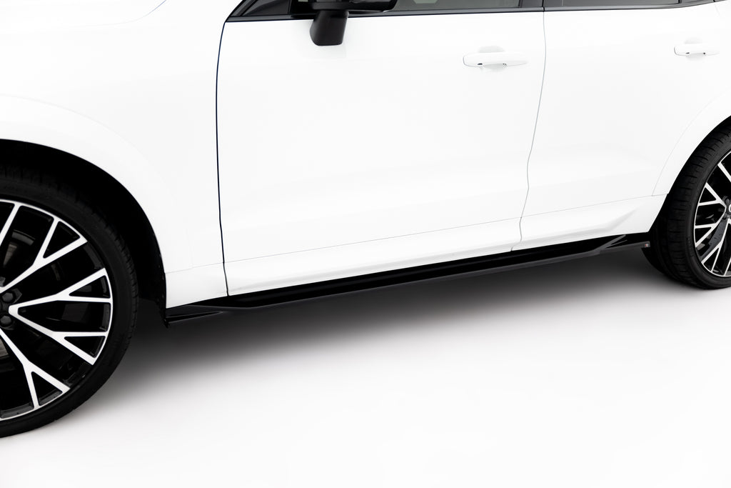 Maxton Design Street+ Seitenschweller Leisten passend für Volvo XC60 Mk2 R-Design schwarz Hochglanz