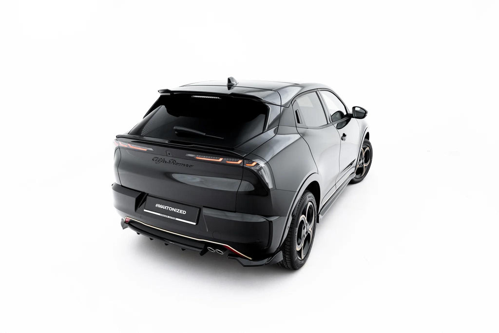Maxton Design Höher Heckspoiler Lippe Alfa Romeo Junior Mk1 Schwarz Hochglanz