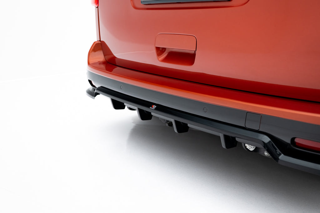 Maxton Design Street+ Mittlerer Diffusor RACE passend für Peugeot Expert Mk3 schwarz Hochglanz