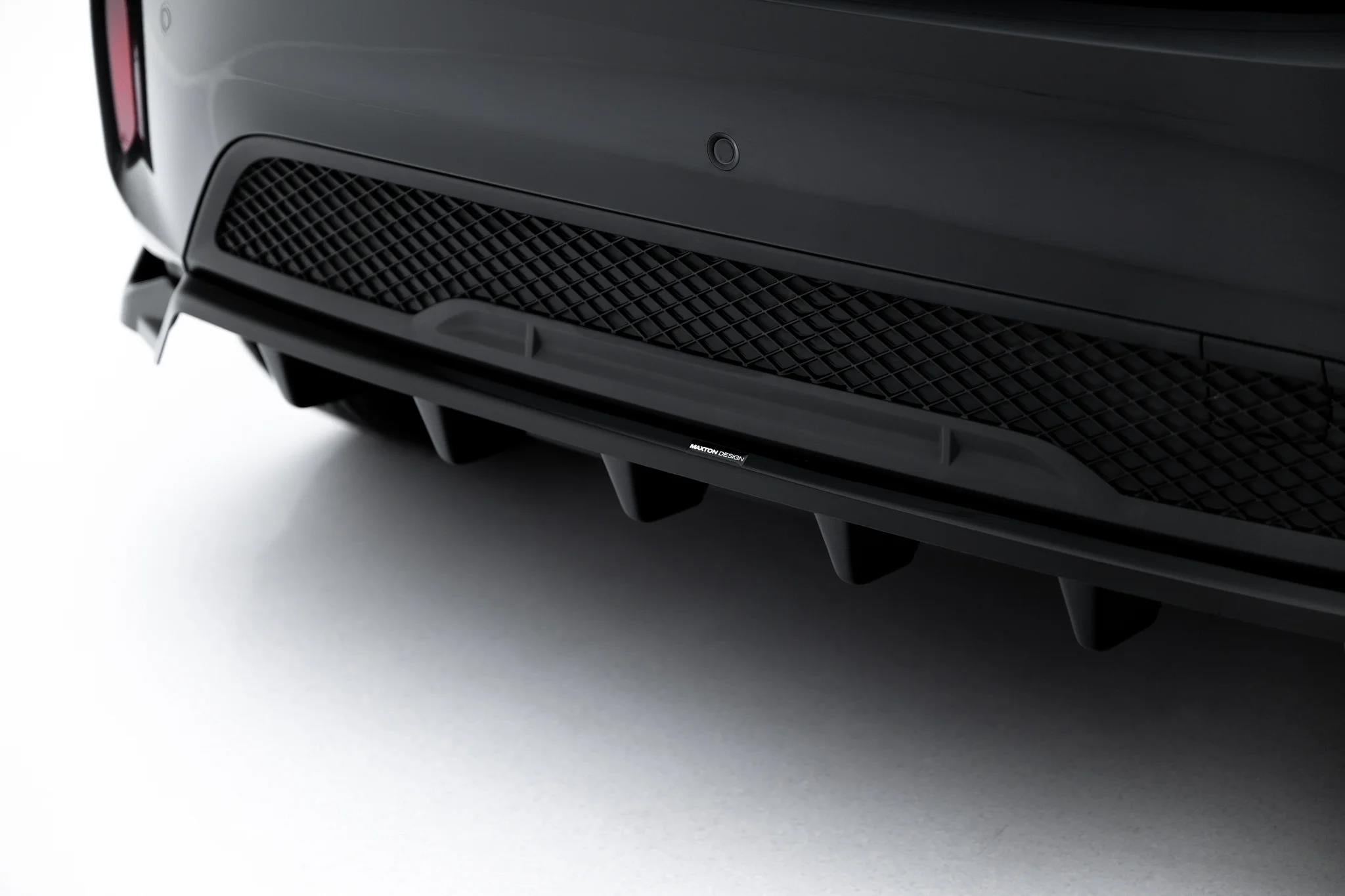 Maxton Design Street+ Mittlerer Diffusor RACE passend für MG 3 Mk1 schwarz Hochglanz