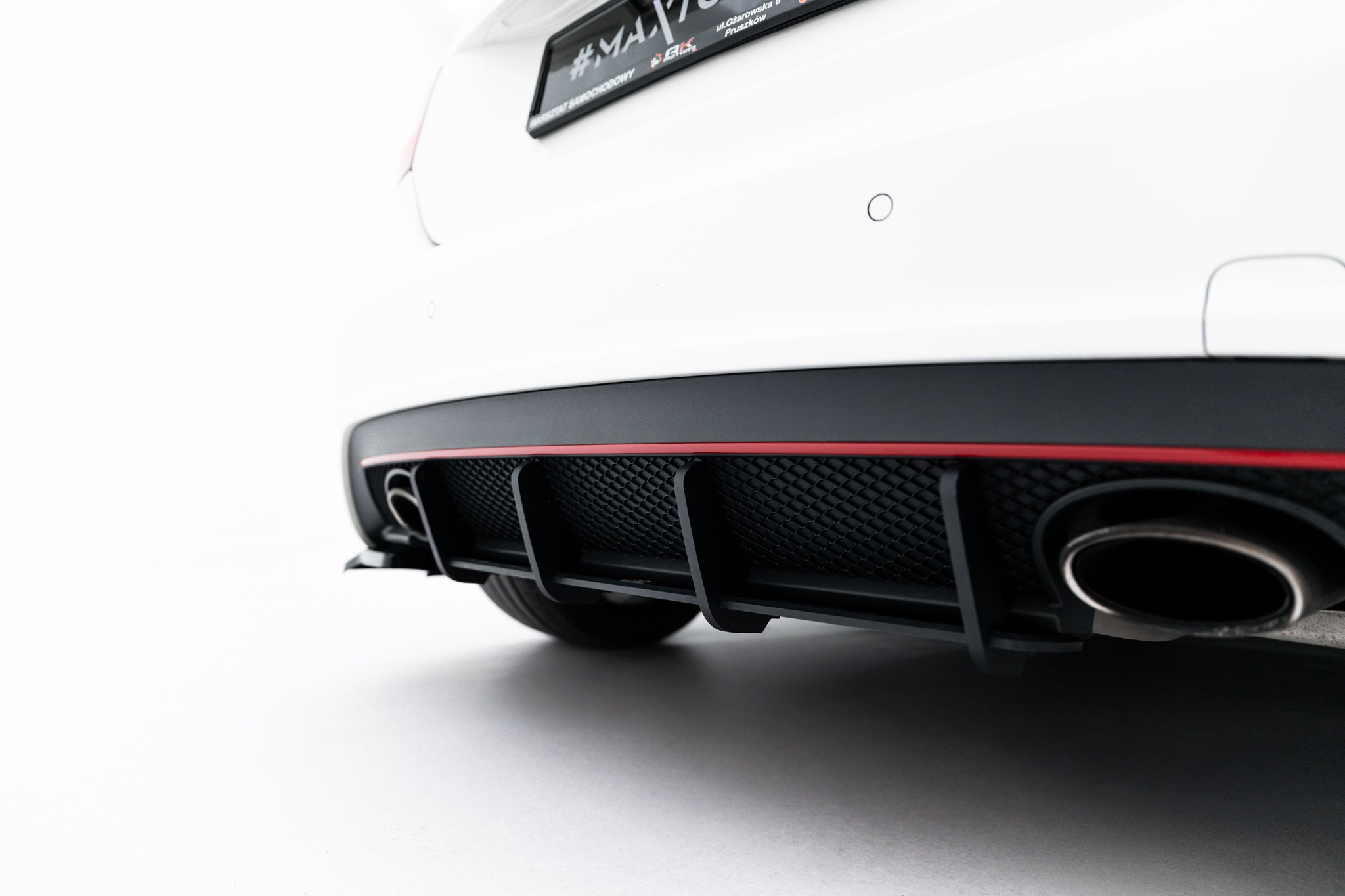 Maxton Design Street Pro Heckschürze passend für Mercedes-Benz A AMG-Line W176