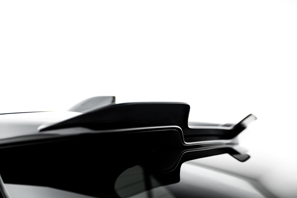 Maxton Design Spoiler CAP passend für Toyota C-HR Mk2 schwarz Hochglanz