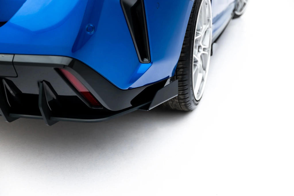 Maxton Design Street Pro Heckschürze + Flaps passend für BMW 2 M-Paket Gran Coupe F74 schwarz Hochglanz