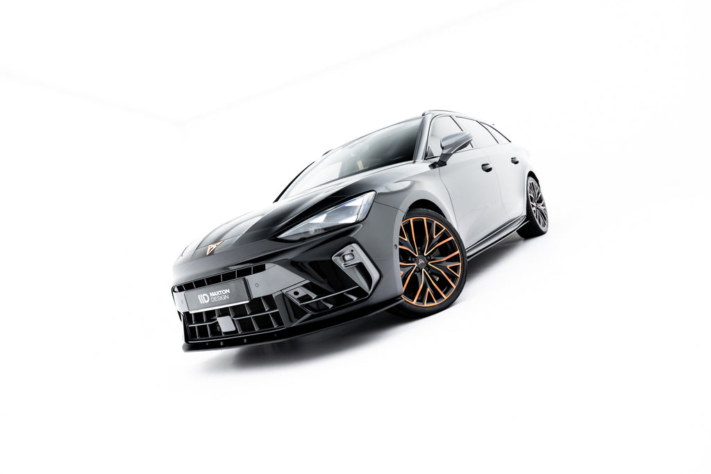 Maxton Design Street Pro Street+ Spoilerlippe Front Ansatz passend für Cupra Leon ST / Hatchback Mk1 Facelift