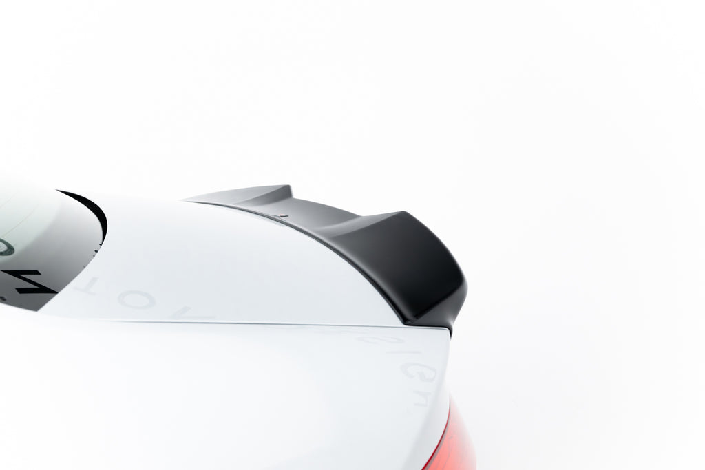 Maxton Design Spoiler CAP 3D passend für Audi S4 Limousine B8 Facelift schwarz Hochglanz