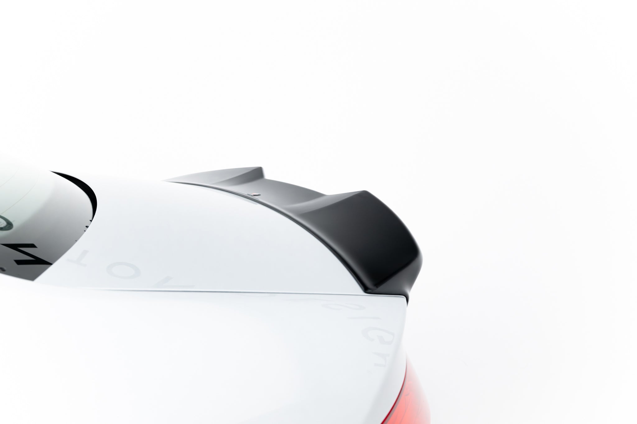 Maxton Design Spoiler CAP 3D passend für Audi S4 Limousine B8 Facelift schwarz Hochglanz