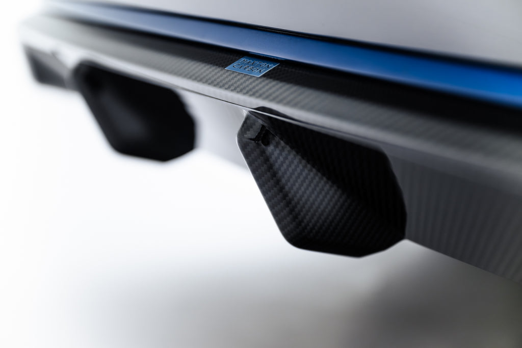 Maxton Design Prepreg Carbon Fiber Diffusor Heck Ansatz passend für BMW X7 M-Paket G07 / G07 Facelift (version mit towbar)