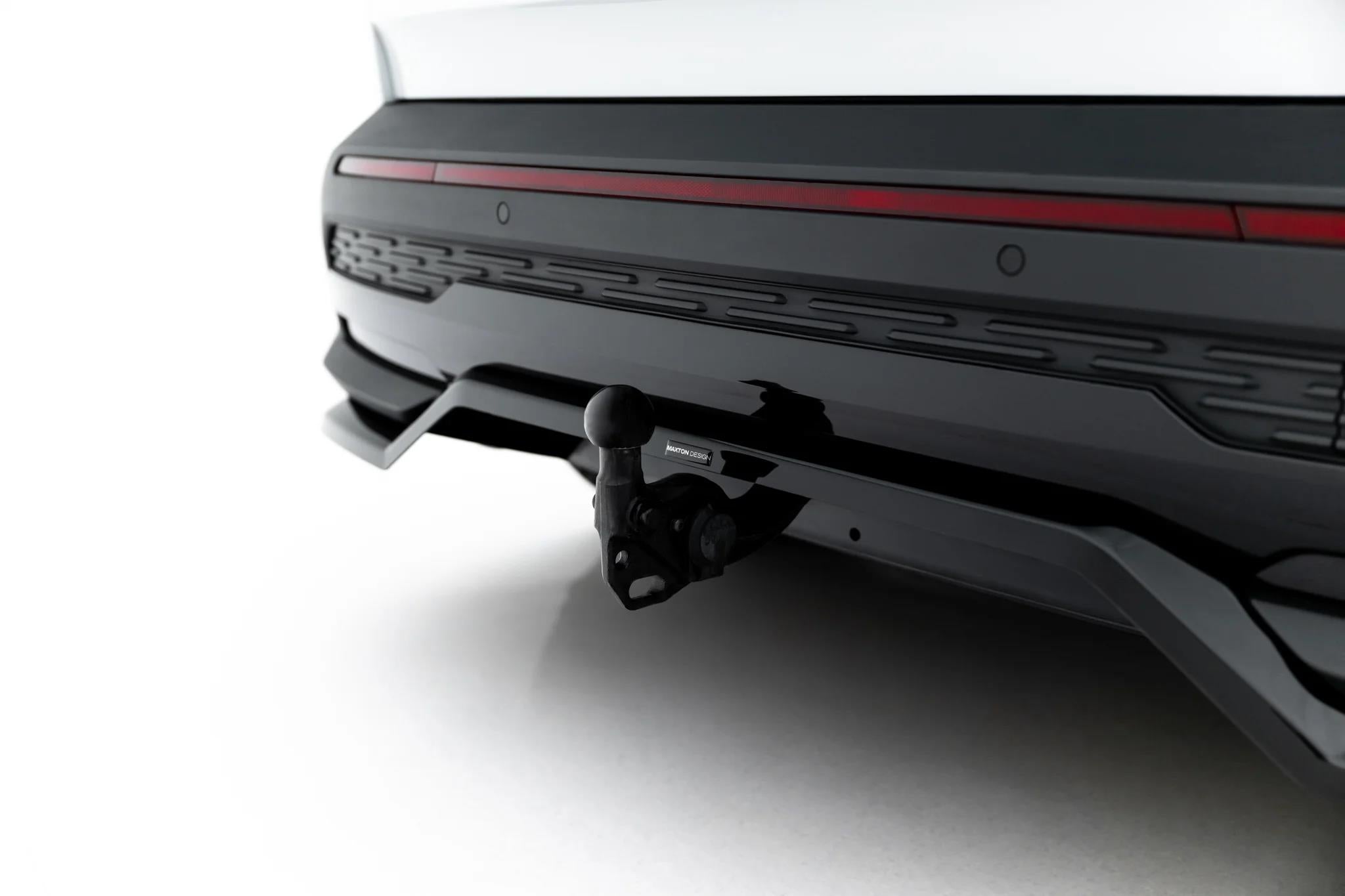 Maxton Design Street+ Mittlerer Diffusor Race Passend für Skoda Elroq RS Mk1 Schwarz Hochglanz